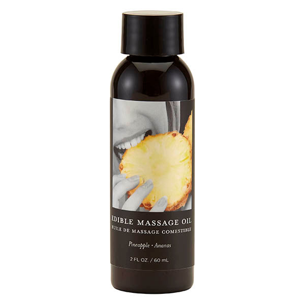 Edible Massage Oil Pineapple Pineapple Flavoured 59 Ml Bottle