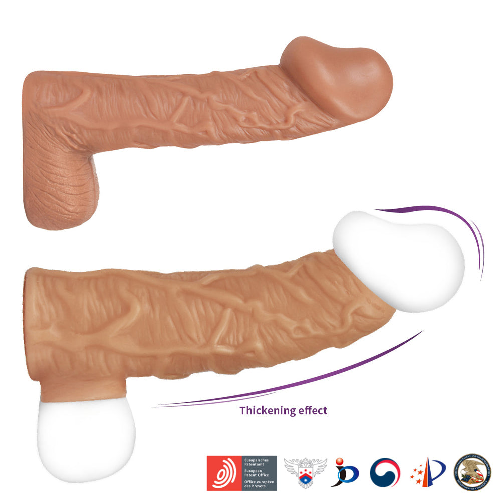 Kokos Nude Sleeve 1 Flesh Penis Extension Sleeve