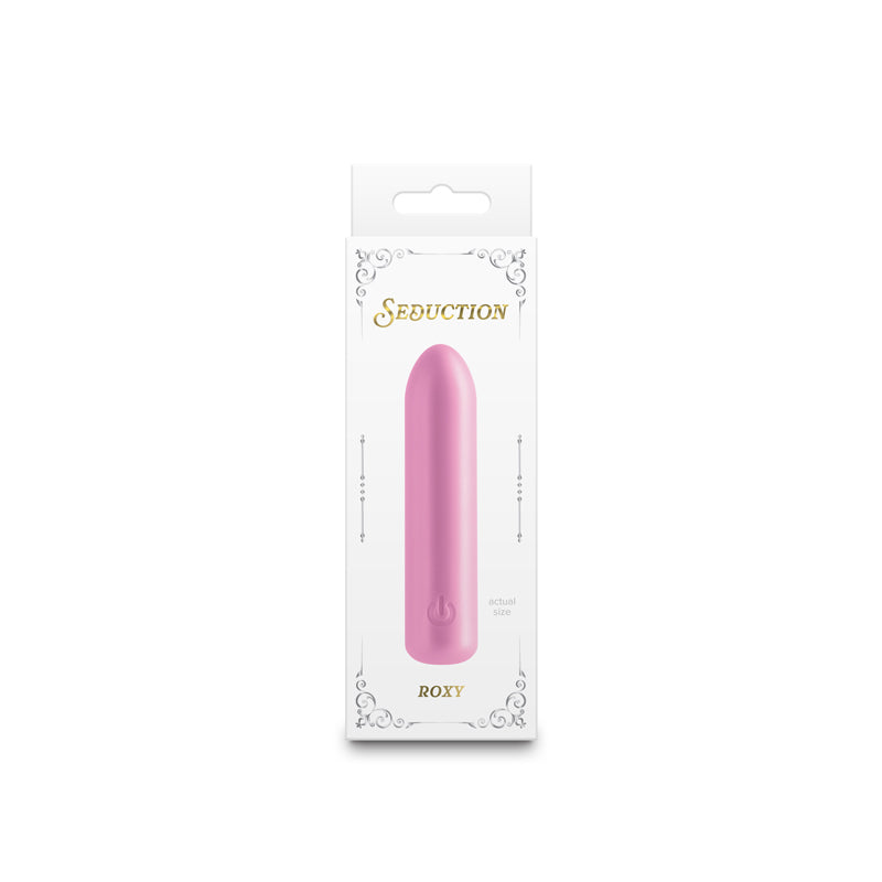 Seduction Roxy Metallic Pink Metallic Pink 9 Cm Usb Rechargeable Vibrating Bullet