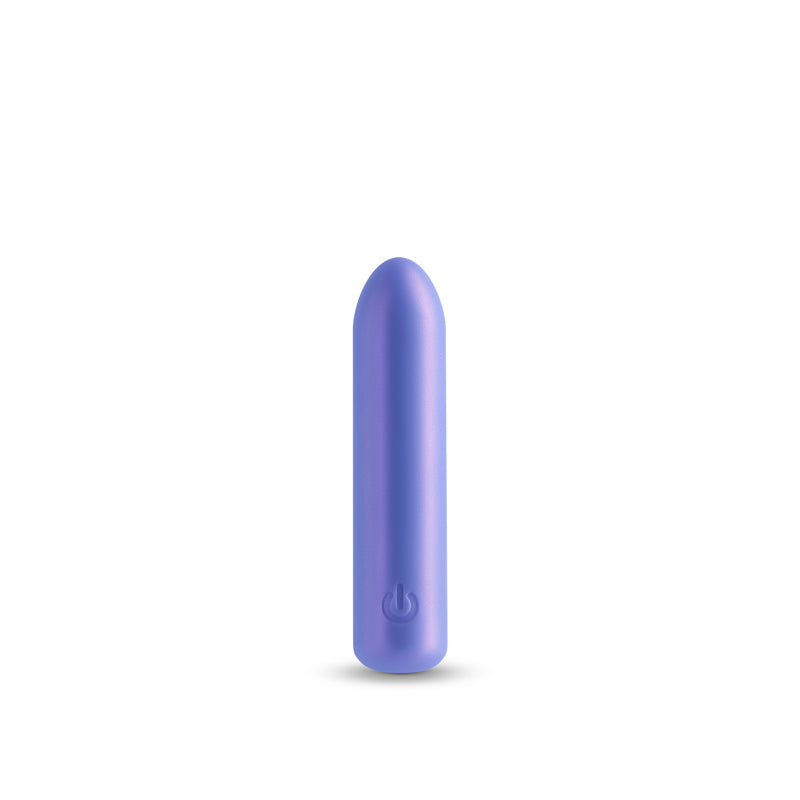 Seduction Roxy Metallic Blue Metallic Blue 9 Cm Usb Rechargeable Vibrating Bullet