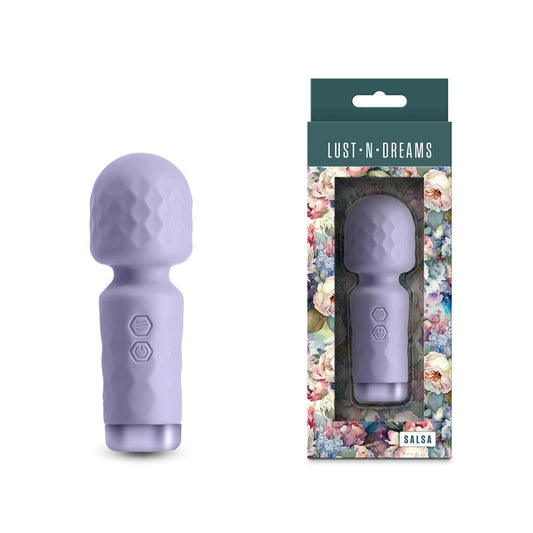 Lust N Dreams Salsa Lavender Lavender 11.5 Cm Usb Rechargeable Mini Massage Wand