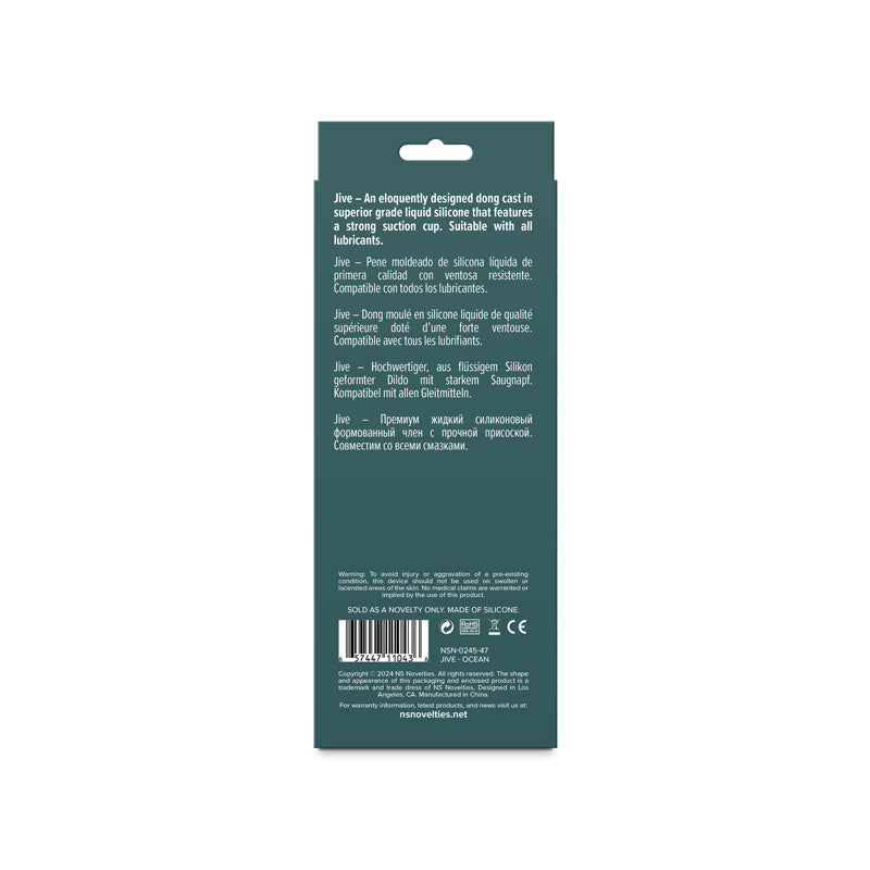Lust N Dreams Jive Ocean Blue 16.3 Cm Dildo