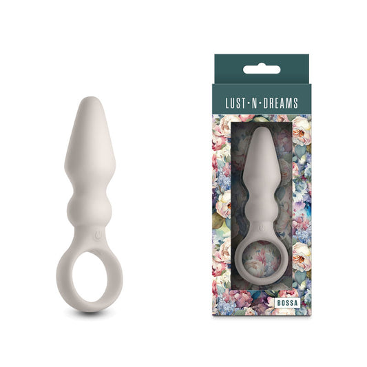 Lust N Dreams Bossa Fog White 12.5 Cm Usb Rechargeable Vibrating Butt Plug