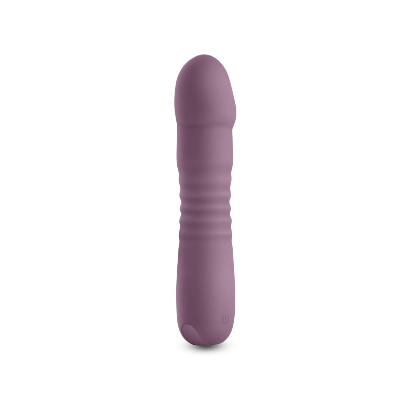 Lust N Dreams Poise Mauve Purple 17.3 Cm Usb Rechargeable Thrusting Vibrator