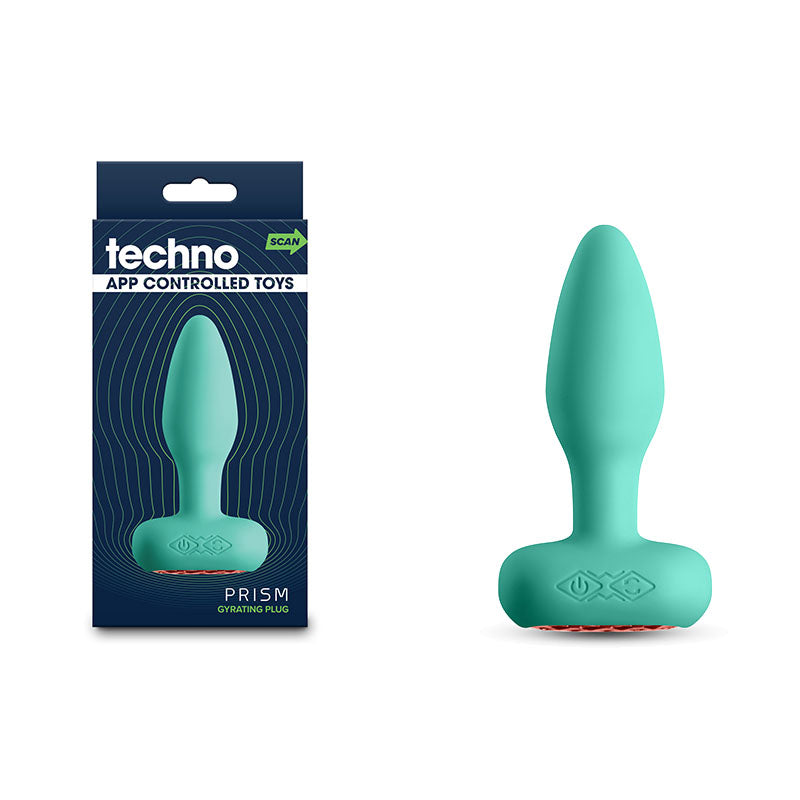 Techno Prism Teal 10.9 Cm Usb Rechargeable Butt Plug With App Control