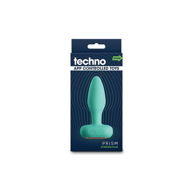 Techno Prism Teal 10.9 Cm Usb Rechargeable Butt Plug With App Control
