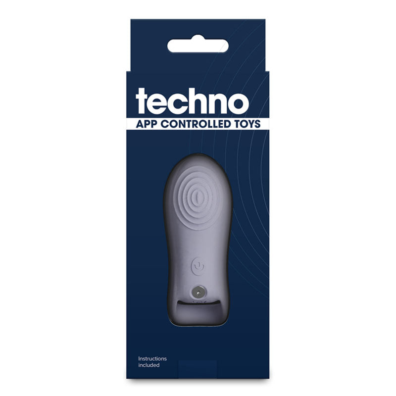 Techno Molly Grey Usb Rechargeable Finger Stimulator With App Control
