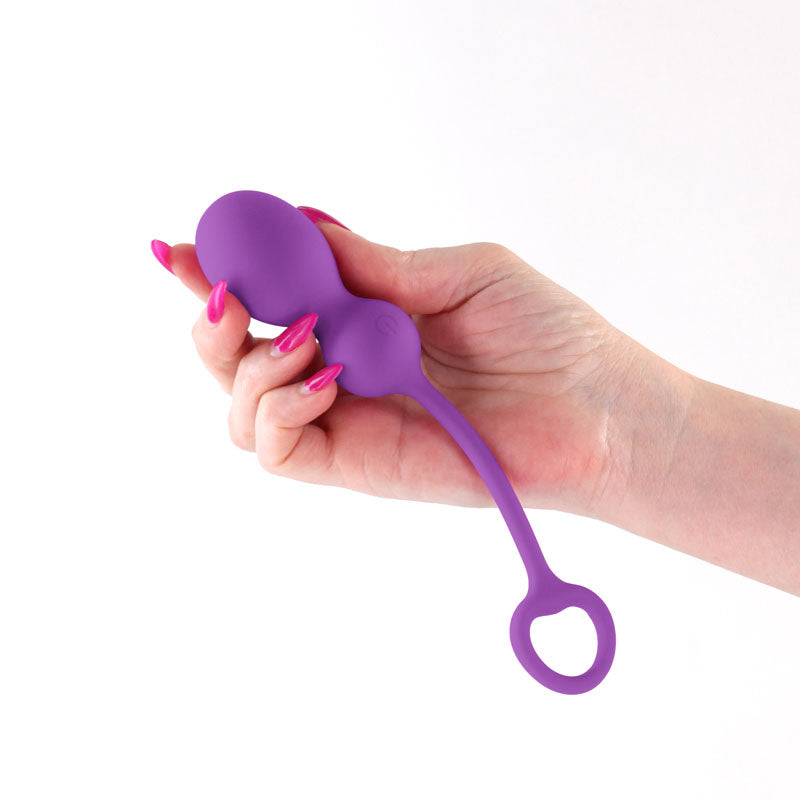 Techno Bop Purple Usb Rechargeable Vibrating Kegel Exerciser With App Contol