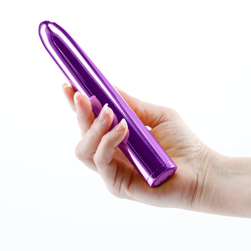 Chroma Purple Metallic Purple 17 Cm Usb Rechargeable Vibrator