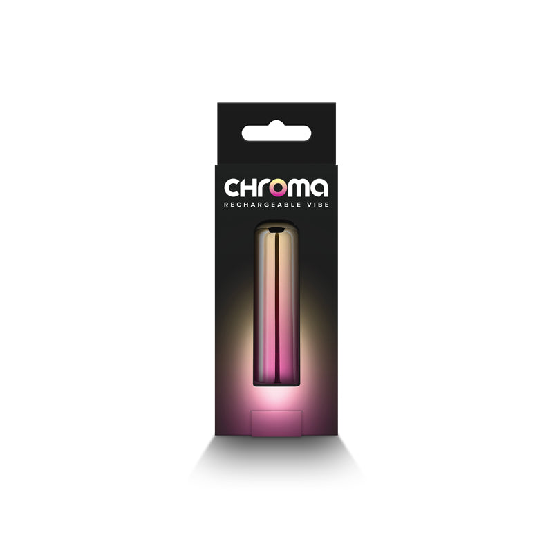 Chroma Sunrise Small Metallic Pink/Gold 6.8 Cm Usb Rechargeable Bullet