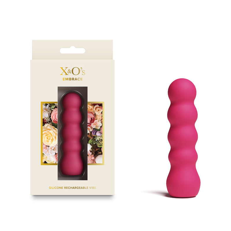 X & O's Embrace Rose 9.9 Cm Usb Rechargeable Bullet
