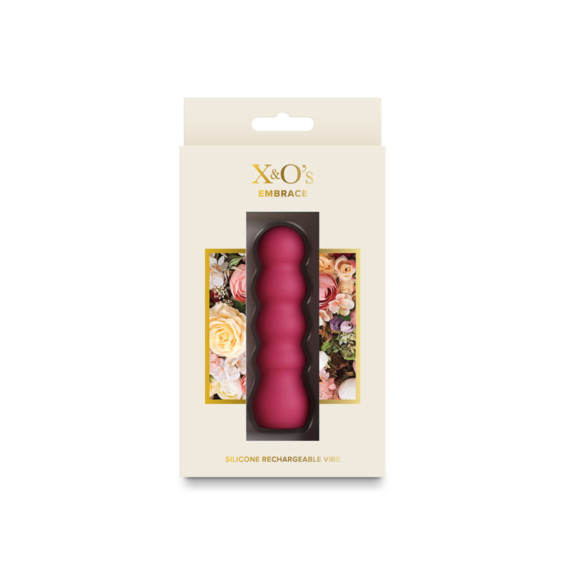 X & O's Embrace Rose 9.9 Cm Usb Rechargeable Bullet