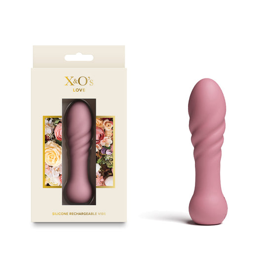 X & O's Love Dusty Rose 10.7 Cm Usb Rechargeable Bullet