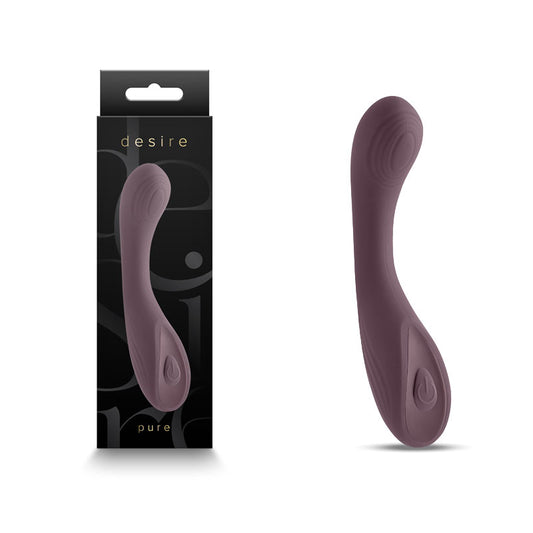 Desire Pure Purple Purple 13.7 Cm Usb Rechargeable Vibrator