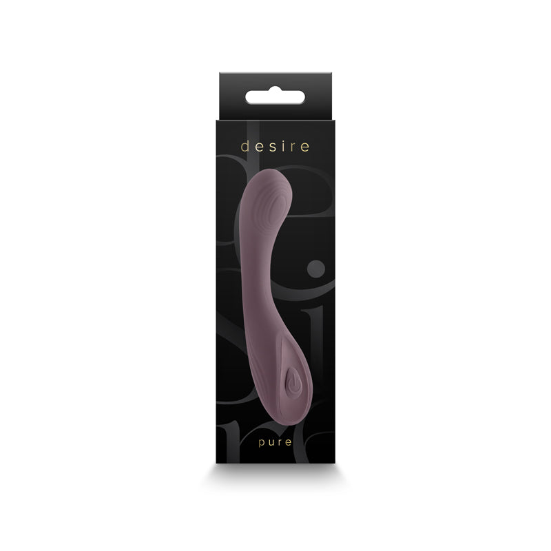 Desire Pure Purple Purple 13.7 Cm Usb Rechargeable Vibrator