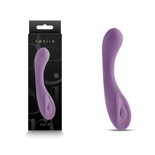 Desire Pure Dusty Lavender Lavender 13.7 Cm Usb Rechargeable Vibrator
