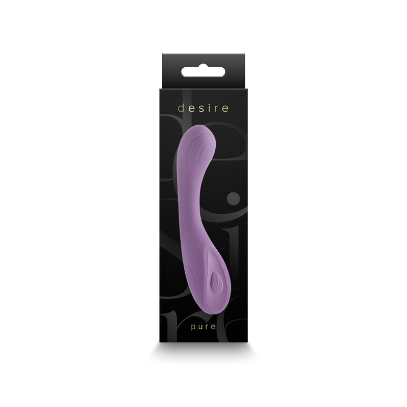 Desire Pure Dusty Lavender Lavender 13.7 Cm Usb Rechargeable Vibrator