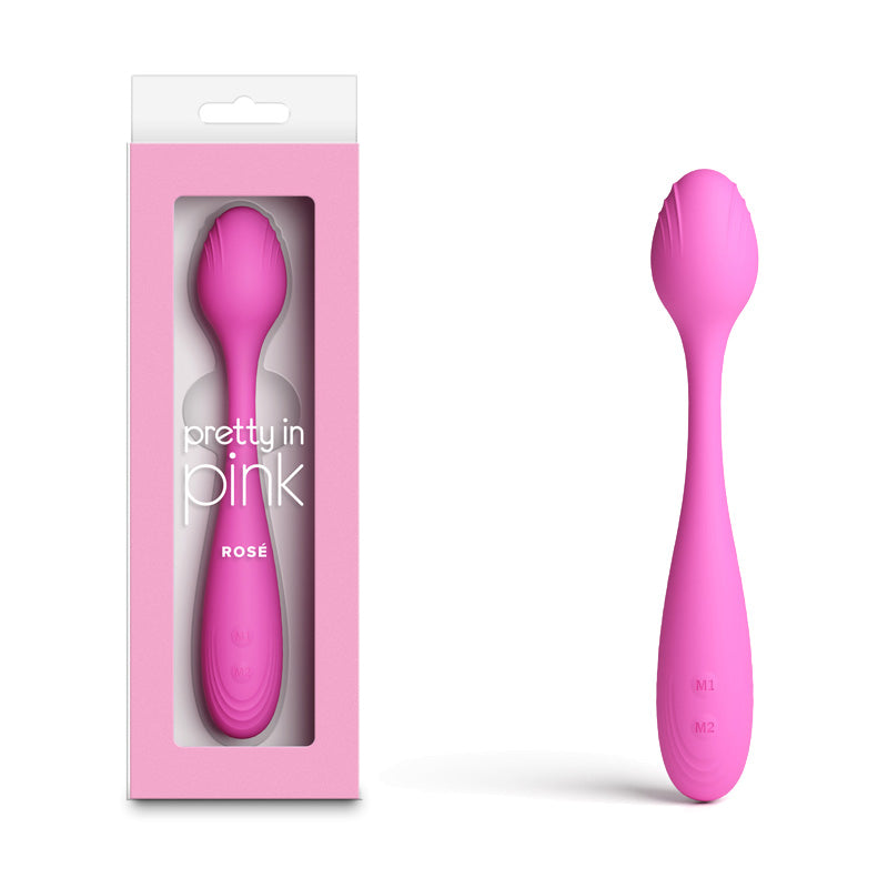 Pretty In Pink Rose Pink Pink 19.4 Cm Usb Rechargeable Vibrator