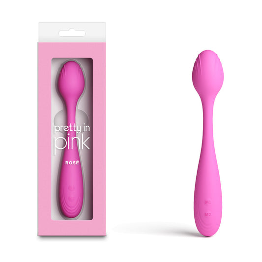 Pretty In Pink Rose Pink Pink 19.4 Cm Usb Rechargeable Vibrator