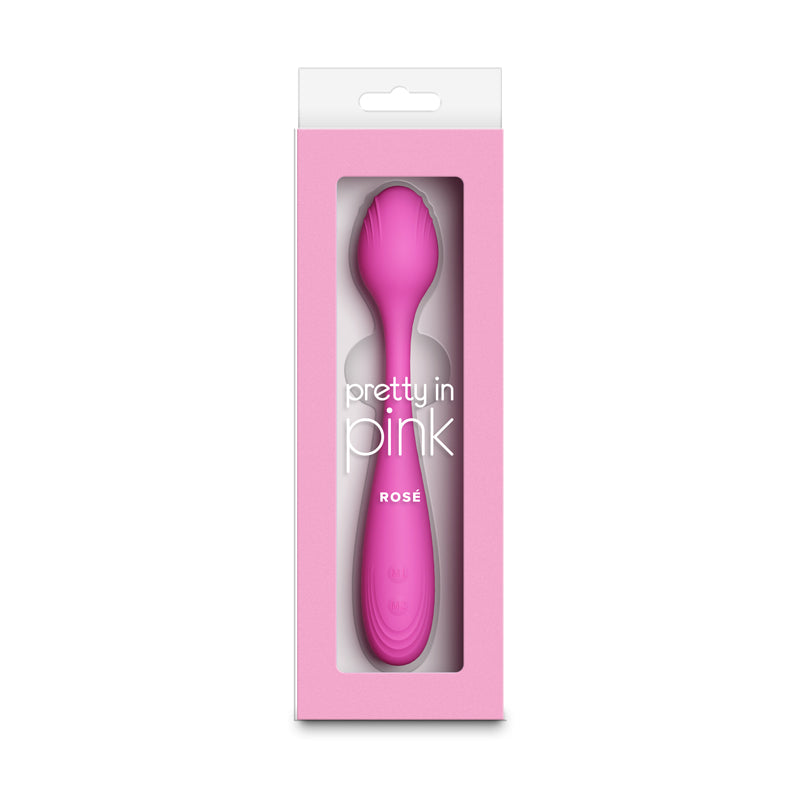 Pretty In Pink Rose Pink Pink 19.4 Cm Usb Rechargeable Vibrator