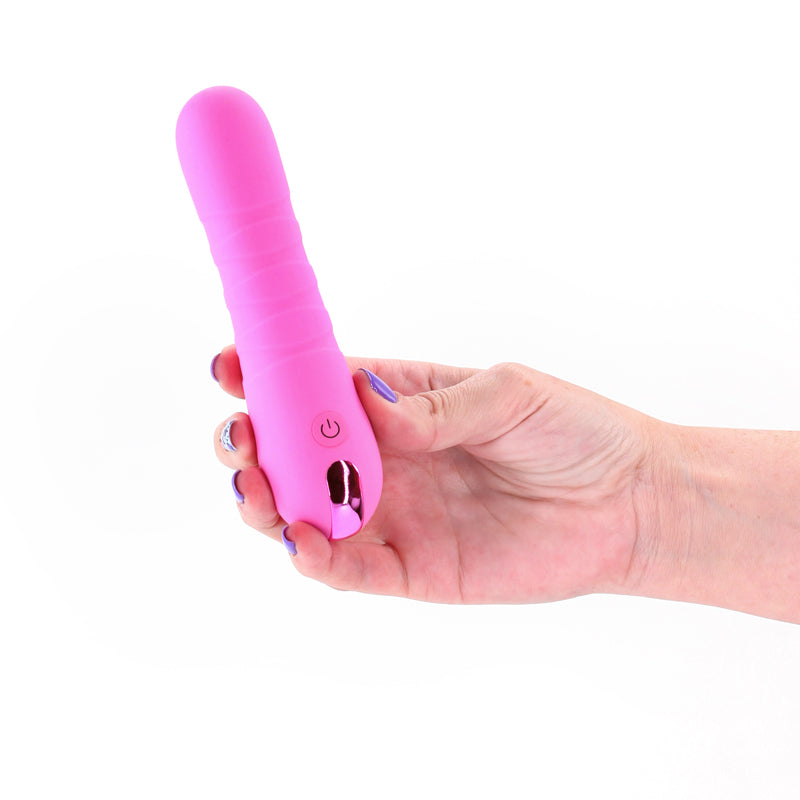 Pretty In Pink Crush Pink Pink 14.3 Cm Usb Rechargeable Vibrator