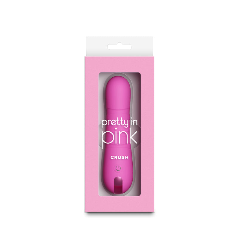 Pretty In Pink Crush Pink Pink 14.3 Cm Usb Rechargeable Vibrator