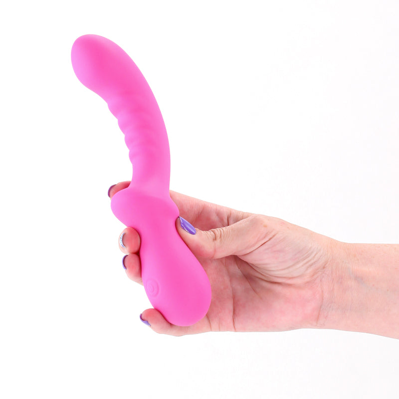 Pretty In Pink Peony Pink Pink 19.8 Cm Usb Rechargeable Vibrator
