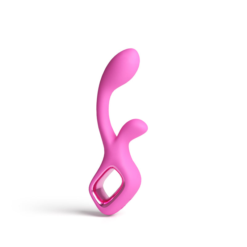 Pretty In Pink Velvet Pink Pink 18.7 Cm Usb Rechargeable Rabbit Vibrator