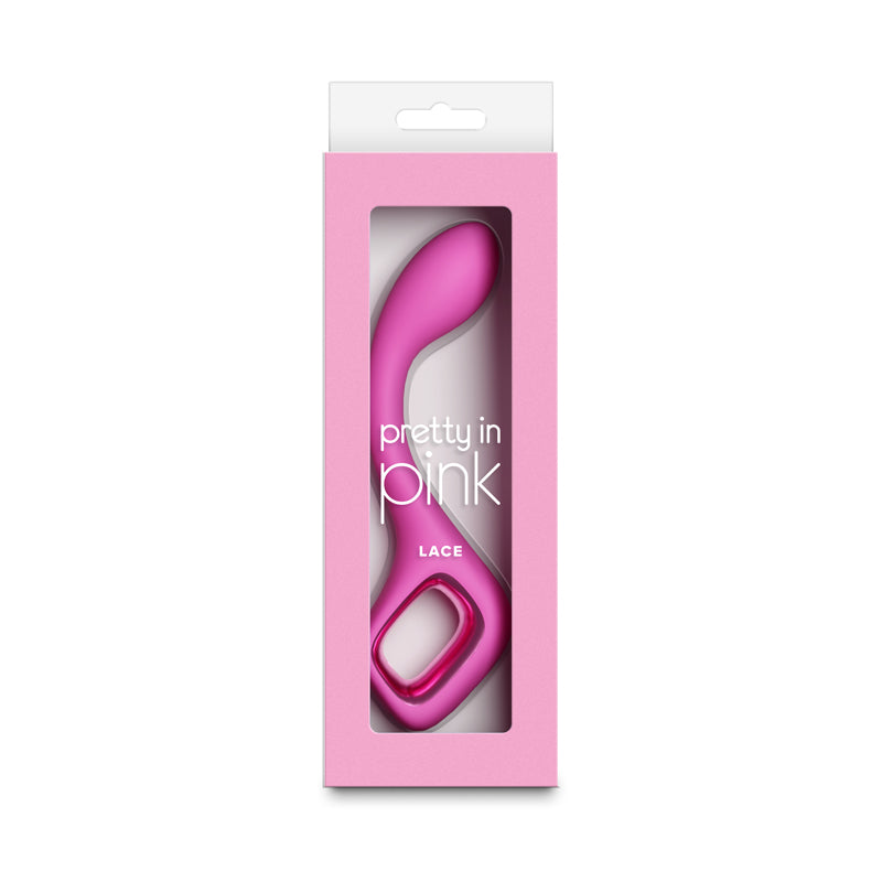 Pretty In Pink Lace Pink Pink 18.7 Cm Usb Rechargeable Vibrator