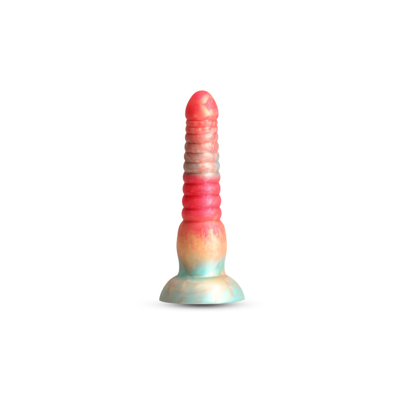 Colours Stacked 6'' Dildo Red/Gold Red/Gold 16 Cm Fantasy Dildo