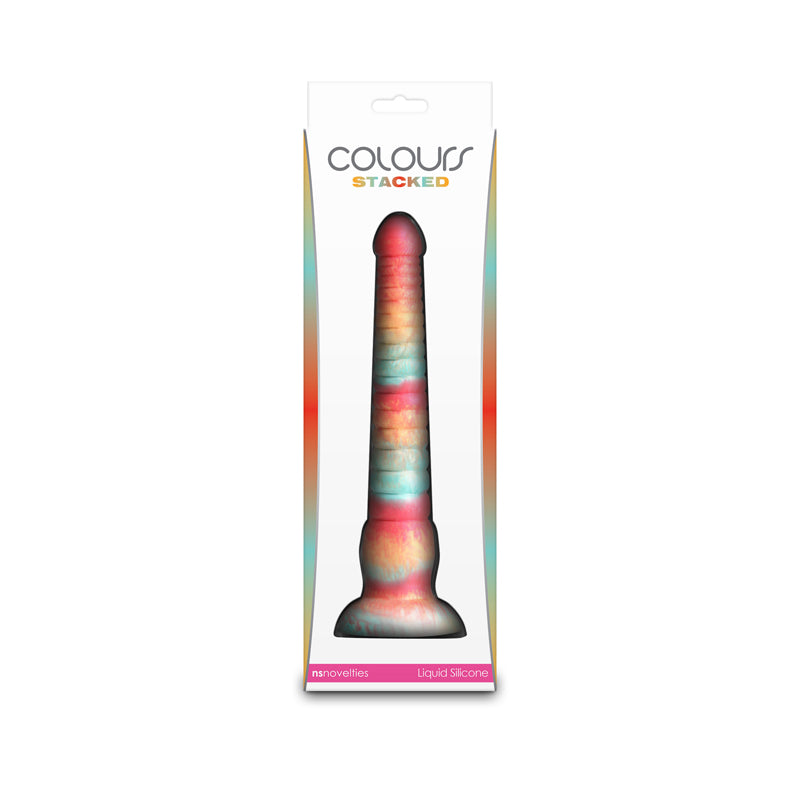 Colours Stacked 9'' Dildo Red/Gold Red/Gold 23 Cm Fantasy Dildo
