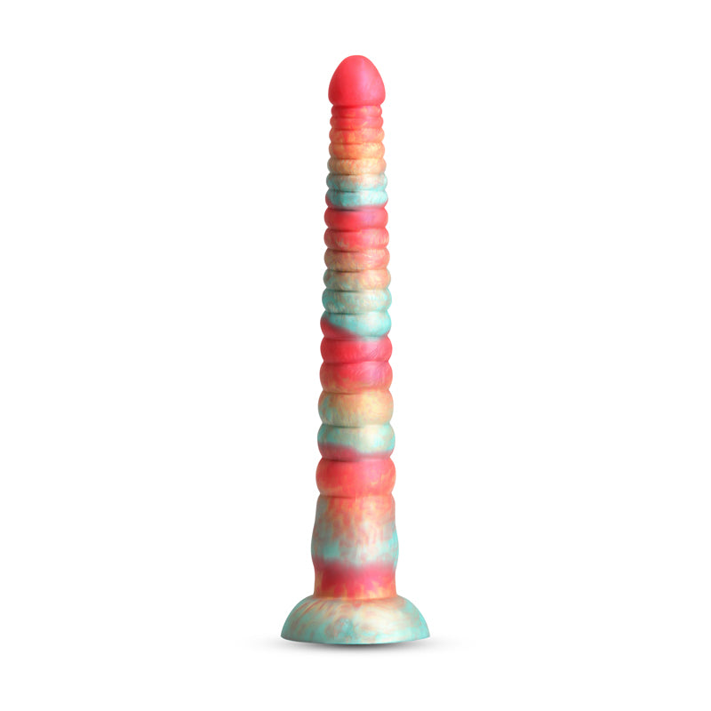 Colours Stacked 12'' Dildo Red/Gold Red/Gold 30.6 Cm Fantasy Dildo