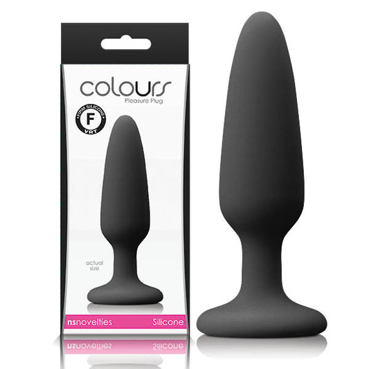 Colours Pleasures Black Small Butt Plug