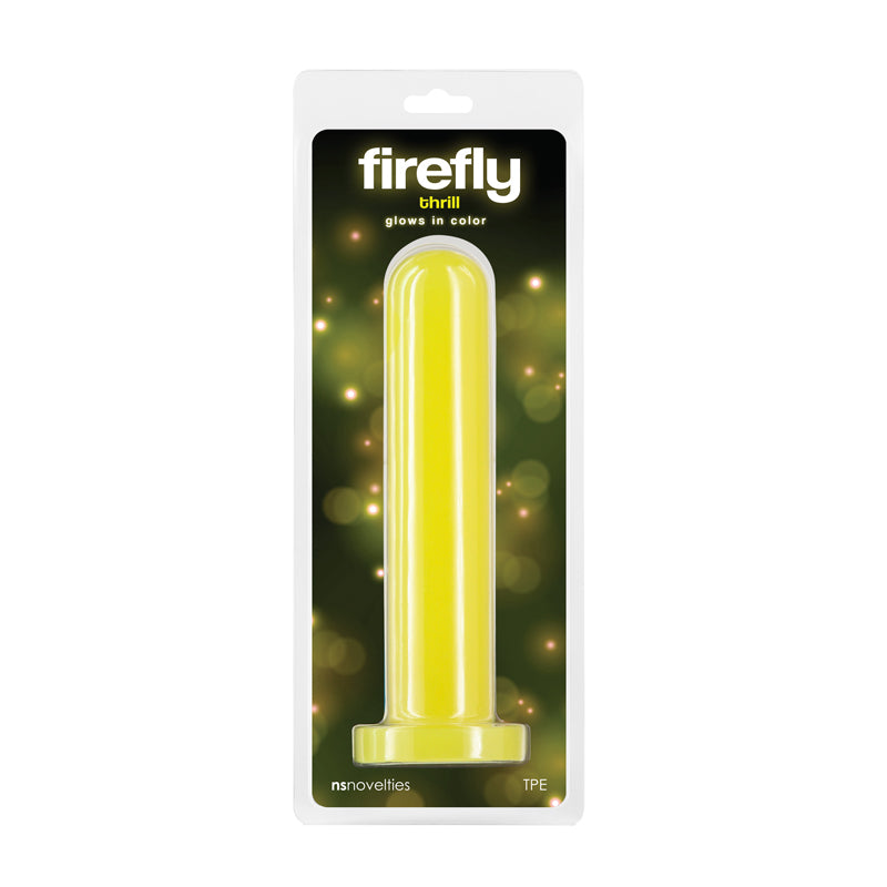 Firefly Thrill Yellow Large Glow In Dark Yellow 19.3 Cm Large Dildo