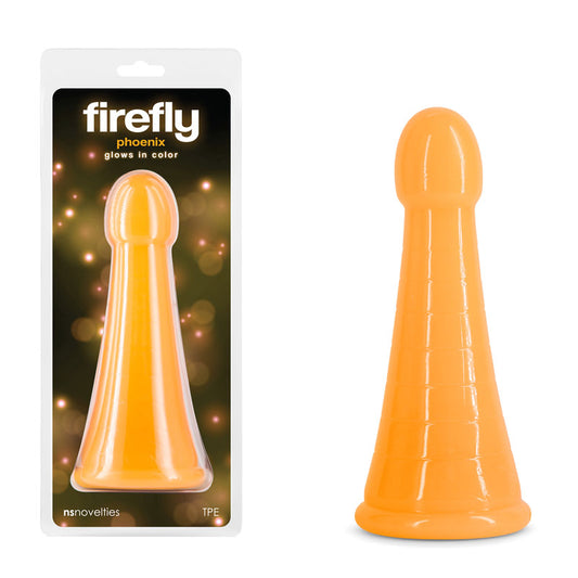 Firefly Phoenix Orange Glow In Dark Orange 19.2 Cm Dildo