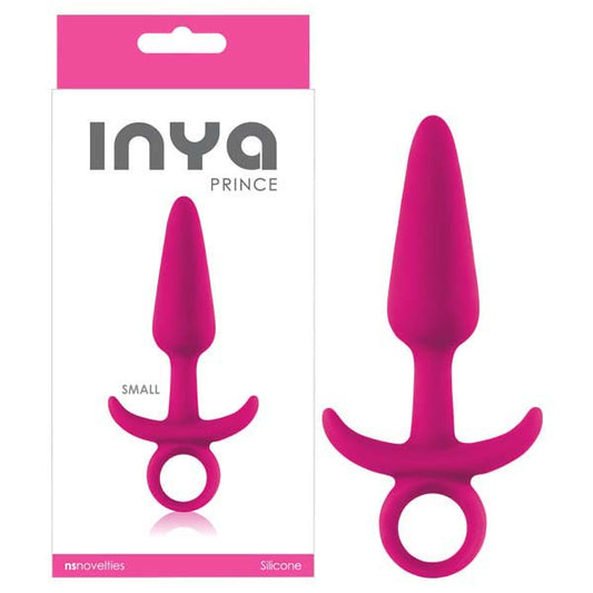 Inya Prince Pink 11.5 Cm (4.5'') Small Butt Plug With Ring Pull