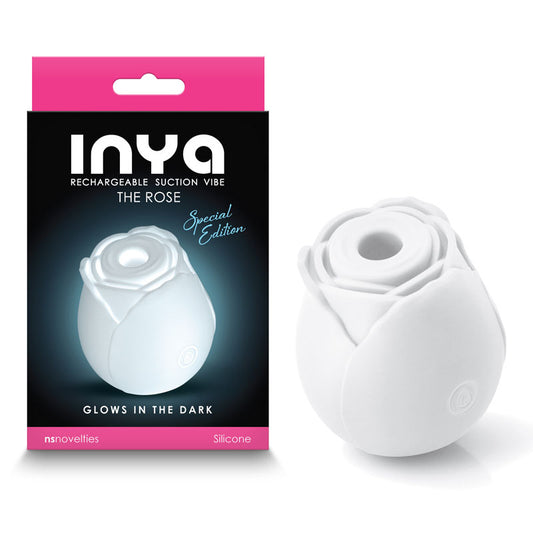 Inya The Rose Glow Glow In The Dark Clitoral Air Pulsation Stimulator
