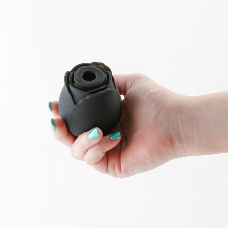 Inya The Rose Black Black Clitoral Air Pulsation Stimulator