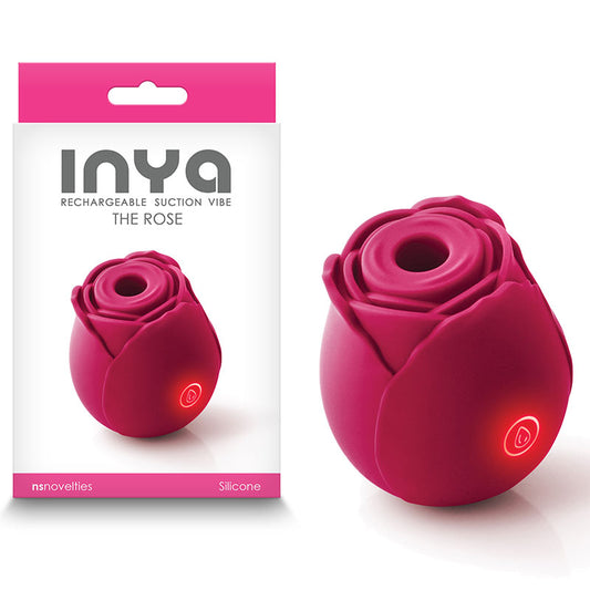 Inya The Rose Red Red Clitoral Air Pulsation Stimulator