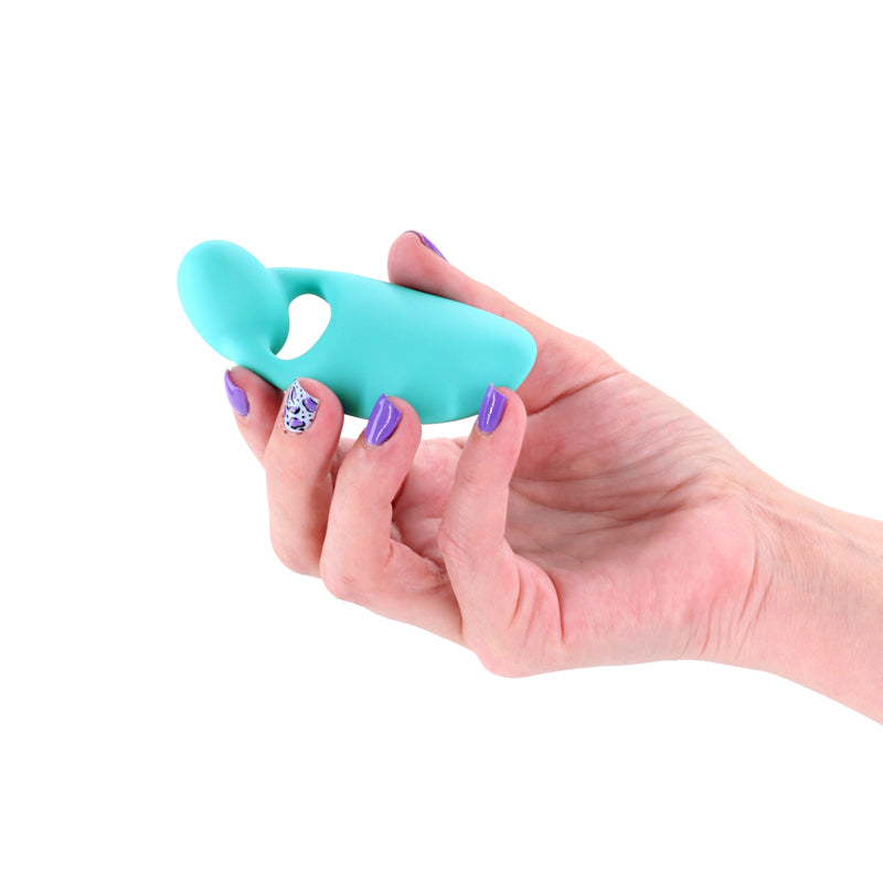 Inya Tease Teal Teal Usb Rechargeable Finger Stimulator