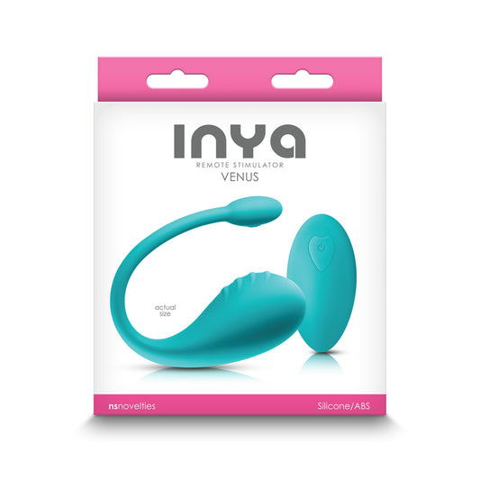Inya Venus Teal Teal Usb Rechargeable Stimulator With Remote