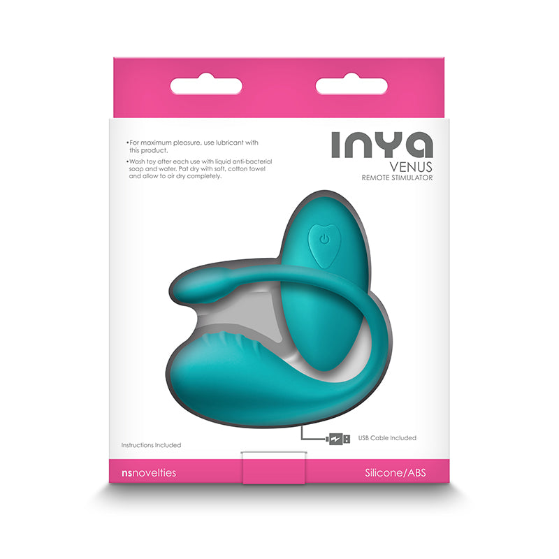 Inya Venus Teal Teal Usb Rechargeable Stimulator With Remote
