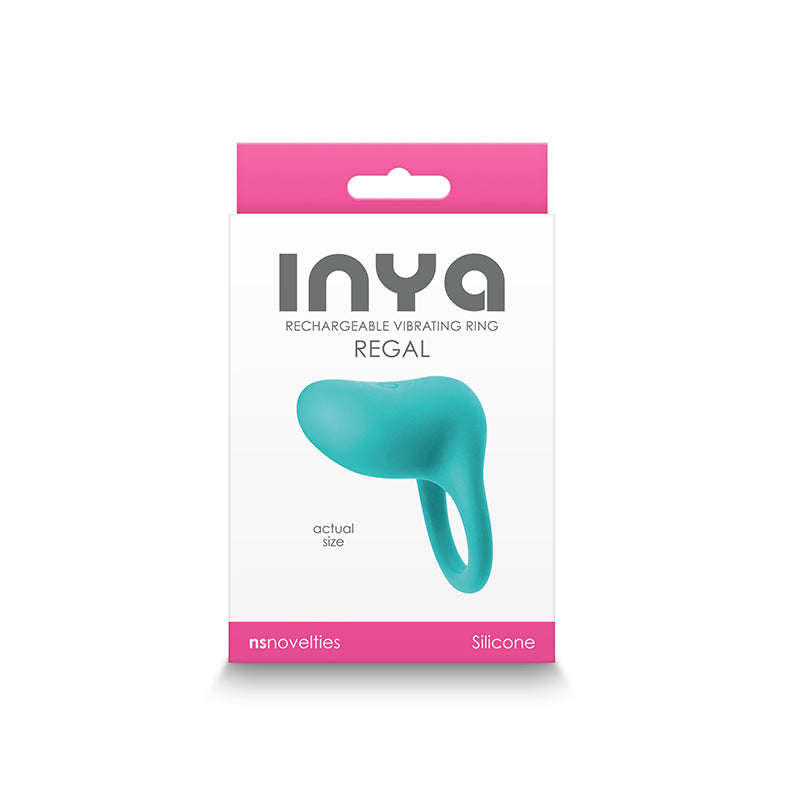Inya Regal Teal Teal Usb Rechargeable Finger Stimulator