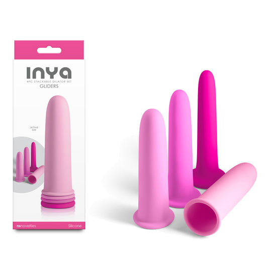 Inya Gliders Pink Pink 4 Piece Dilator Set