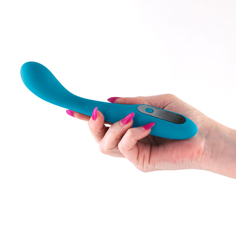 Inya Technica Teal Teal 19.2 Cm Usb Rechargeable Warming Vibrator