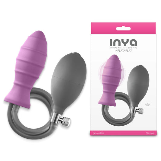 Inya Inflata Play Pink Pink 10.5 Cm Inflatable Butt Plug