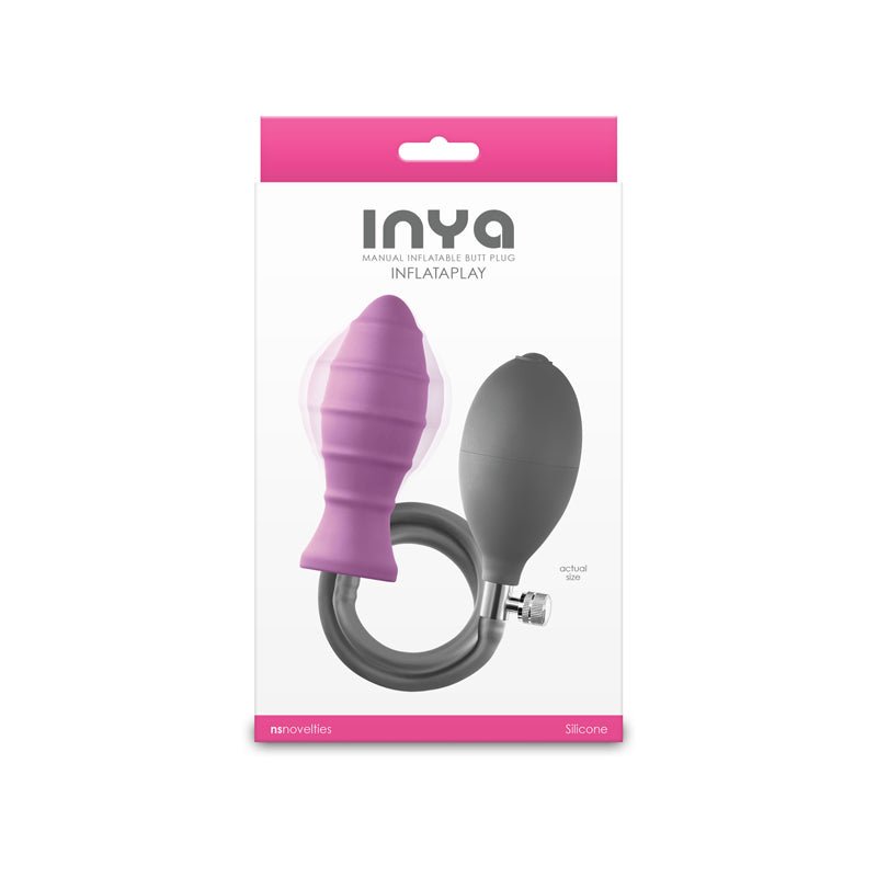 Inya Inflata Play Pink Pink 10.5 Cm Inflatable Butt Plug