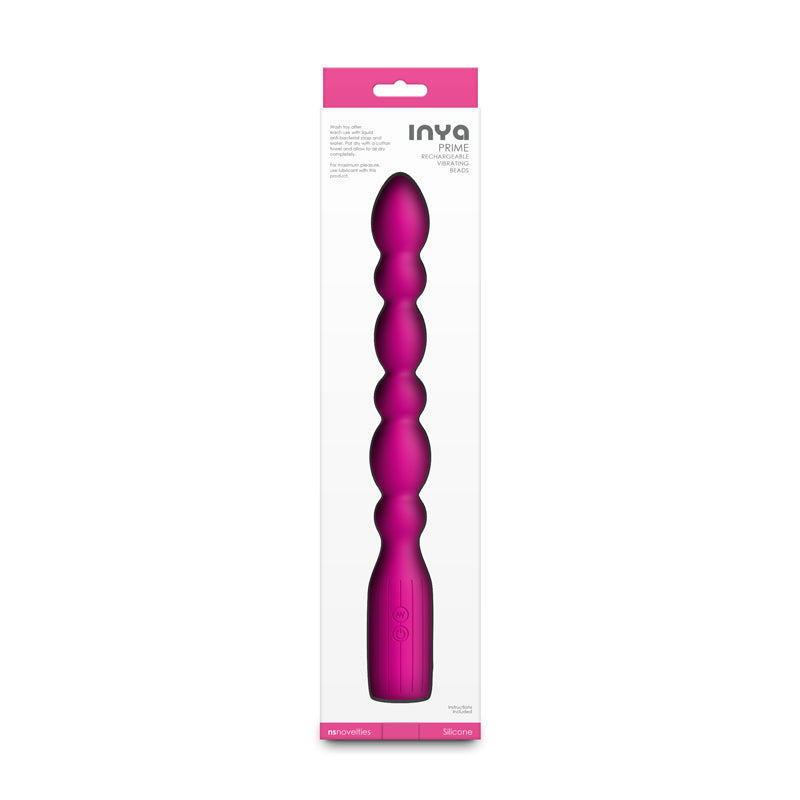Inya Prime Pink Pink 28.8 Cm Usb Rechargeable Anal Vibrator