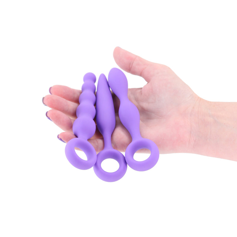 Inya Trio Kit Purple Purple Anal Plugs Set Of 3