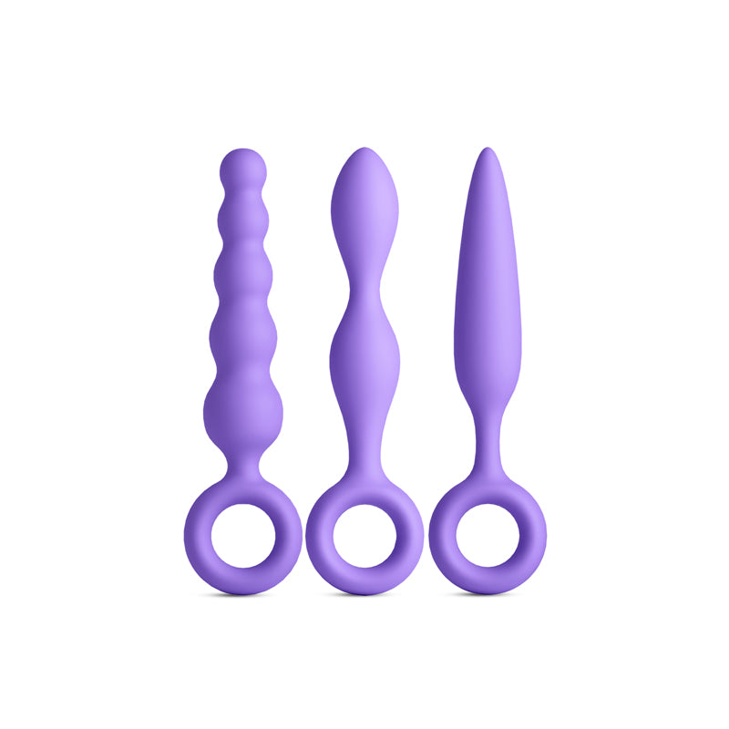 Inya Trio Kit Purple Purple Anal Plugs Set Of 3
